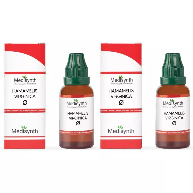 Medisynth Hamamelis Virginica 1X (Q) (30ml, Pack of 2)