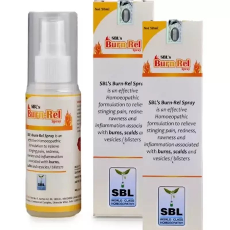 SBL Burn Rel Spray (50ml, Pack of 2)