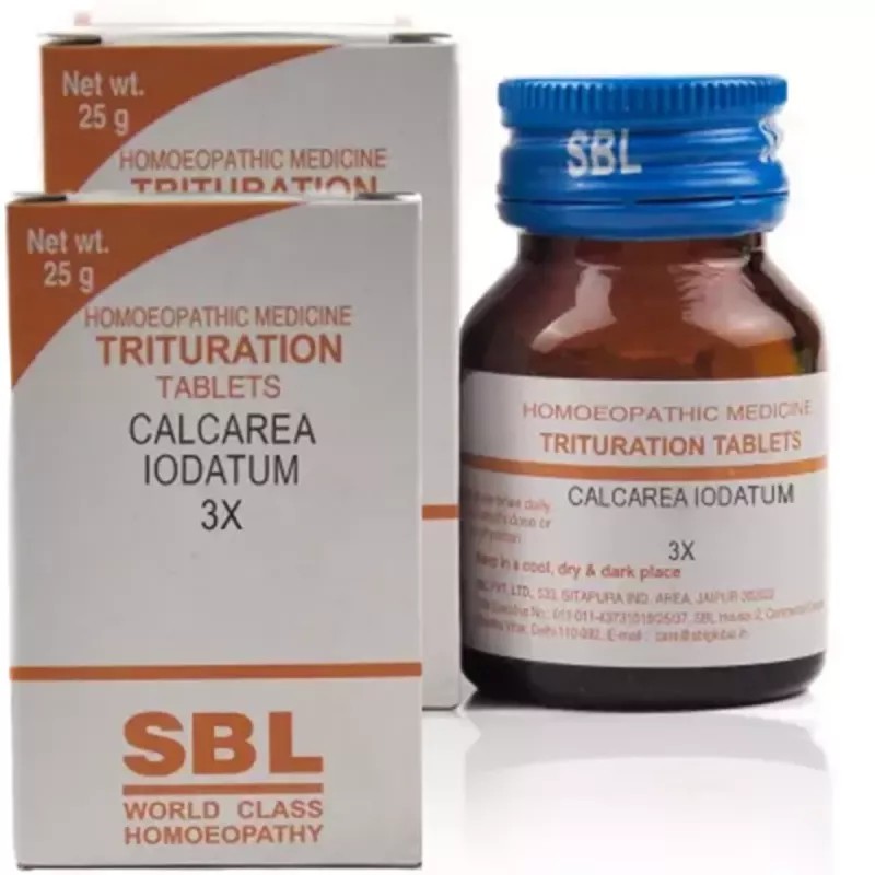 SBL Calcarea Iodatum 3X (25g, Pack of 2)