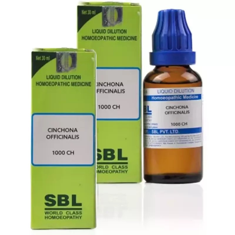 SBL Cinchona Officinalis (China) 1M (1000 CH) (30ml, Pack of 2)