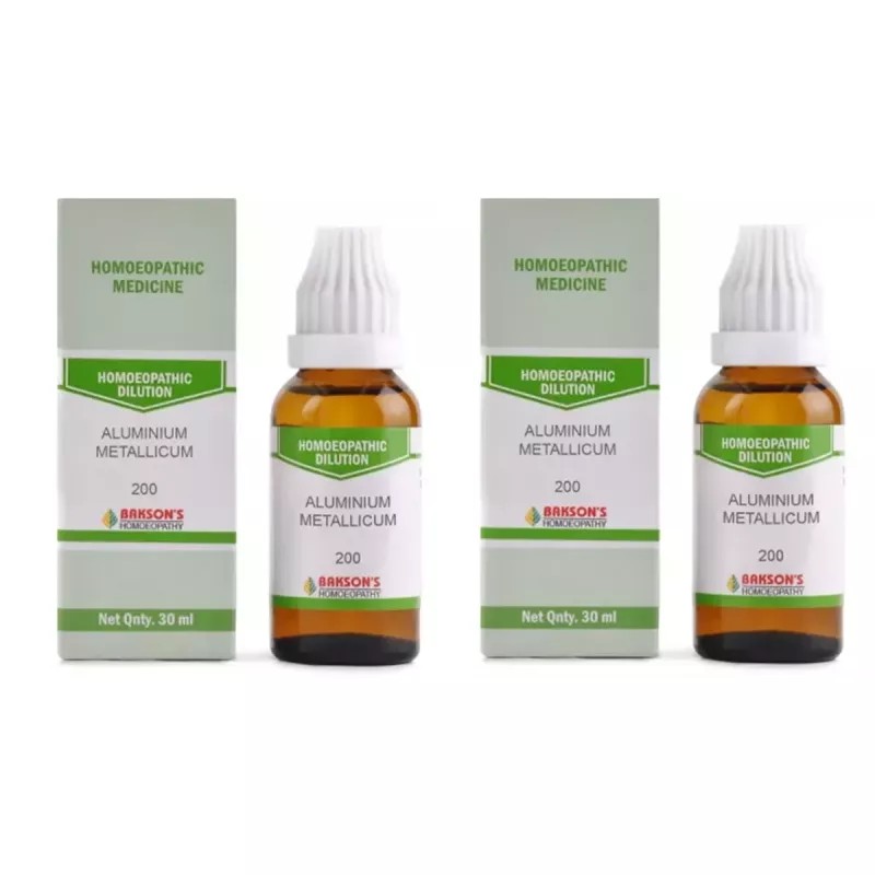 Bakson Aluminium Metallicum 200 CH (30ml, Pack of 2)
