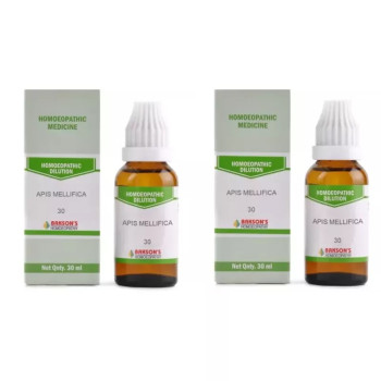 Bakson Apis Mellifica 30 CH (30ml, Pack of 2)