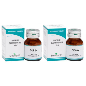 Medisynth Natrum Sulphuricum 6X (25g, Pack of 2)