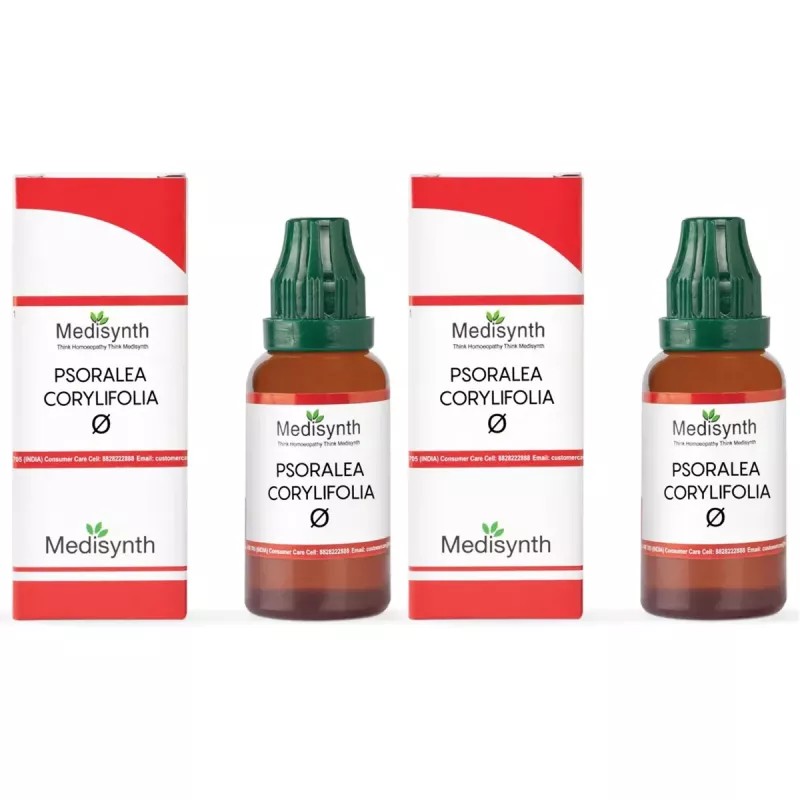 Medisynth Psoralea Corylifolia 1X (Q) (30ml, Pack of 2)