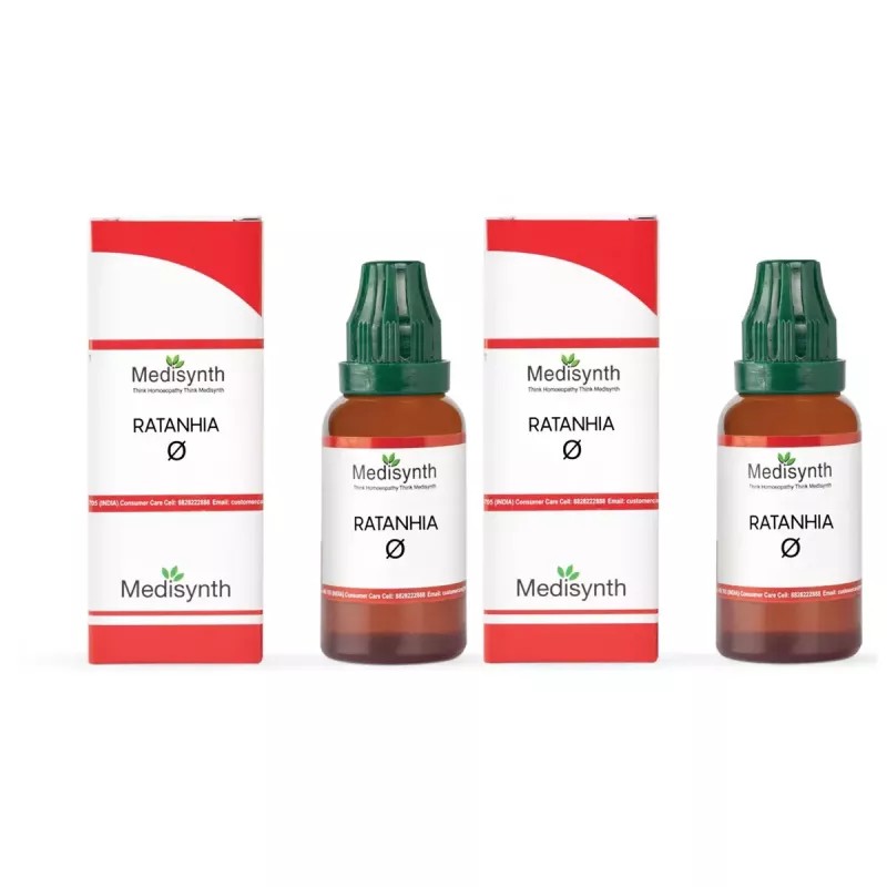 Medisynth Ratanhia 1X (Q) (30ml, Pack of 2)