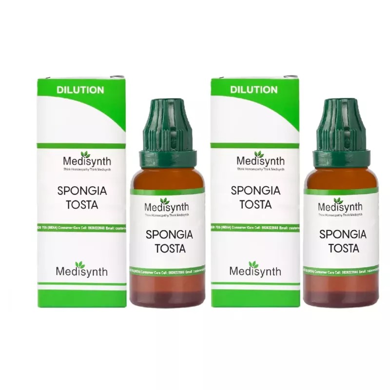 Medisynth Spongia Tosta 30 CH (30ml, Pack of 2)
