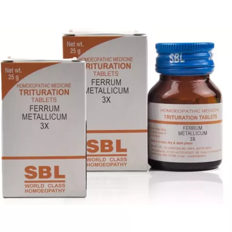 SBL Ferrum Metallicum 3X (25g, Pack of 2)