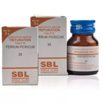 SBL Ferrum Picricum 3X (25g, Pack of 2)