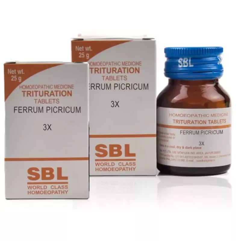 SBL Ferrum Picricum 3X (25g, Pack of 2)