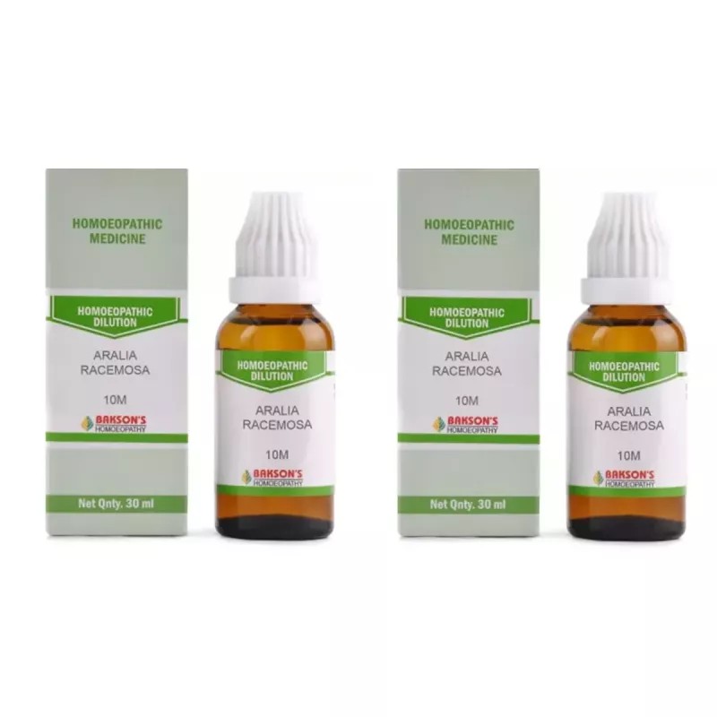 Bakson Aralia Racemosa 10M CH (30ml, Pack of 2)