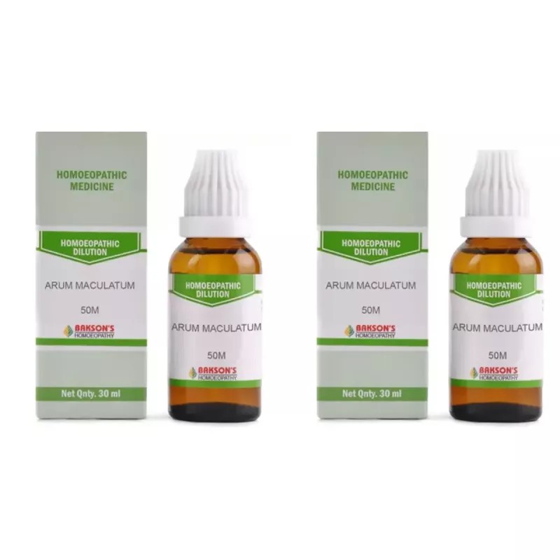 Bakson Arum Maculatum 50M CH (30ml, Pack of 2)