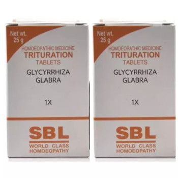 SBL Glycyrrhiza Glabra 1X (25g, Pack of 2)