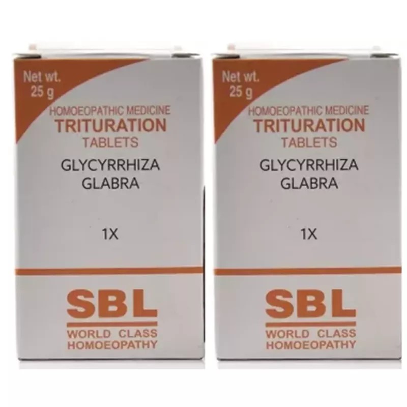 SBL Glycyrrhiza Glabra 1X (25g, Pack of 2)