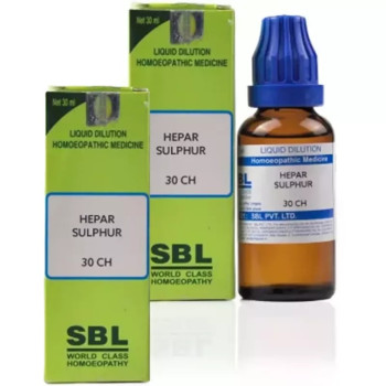 SBL Hepar Sulphur 30 CH (30ml, Pack of 2)