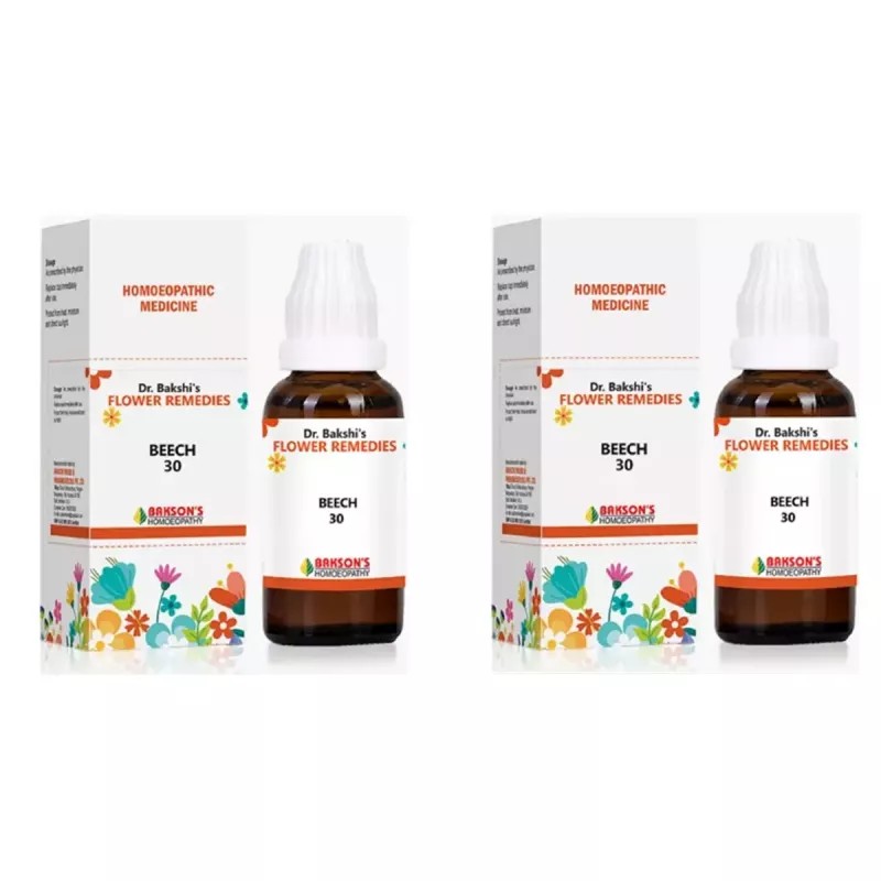 Bakson Bach Flower Beech 30 CH (30ml, Pack of 2)