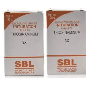SBL Thiosinaminum 3X (25g, Pack of 2)