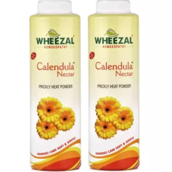 Wheezal Calendula Nectar Prickly Heat Powder (100g, Pack of 2)