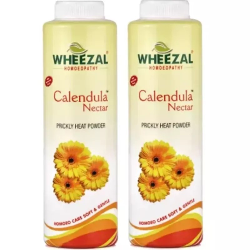 Wheezal Calendula Nectar Prickly Heat Powder (100g, Pack of 2)