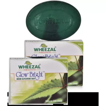 Wheezal Glow Bright Neem Soap (75g, Pack of 2)