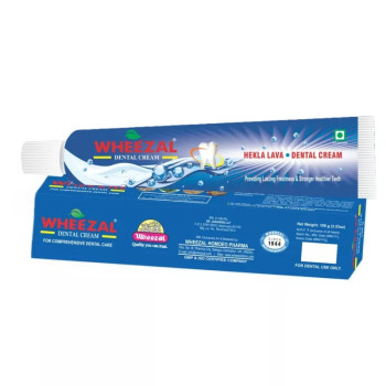 Wheezal Hekla Lava Dental Cream (Tooth Paste) (100g, Pack of 2)