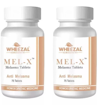 Wheezal Mel-X Melasma Tablets (75tab, Pack of 2)