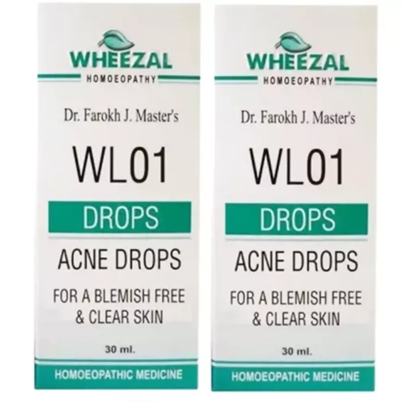 Wheezal WL-1 Acne Drops (30ml, Pack of 2)
