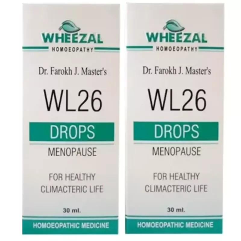 Wheezal WL-26 Menopause Drops (30ml, Pack of 2)