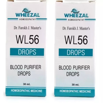 Wheezal WL-56 Blood Purifier Drops (30ml, Pack of 2)