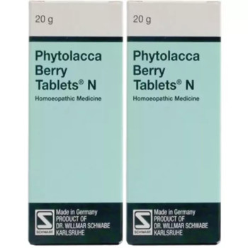 Willmar Schwabe Germany Phytolacca Berry Tablets (20g, Pack of 2)