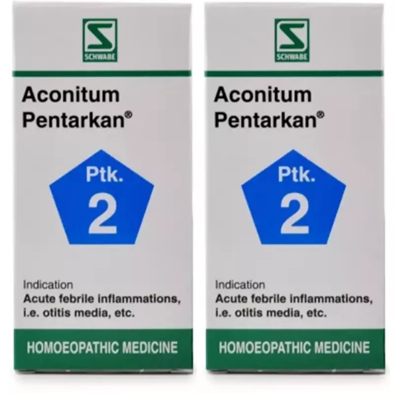 Willmar Schwabe India Aconitum Pentarkan (20g, Pack of 2)