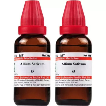Willmar Schwabe India Allium Sativum (Garlic) 1X (Q) (30ml, Pack of 2)