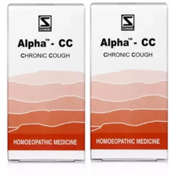 Willmar Schwabe India Alpha CC (Chronic Cough) (20g, Pack of 2)