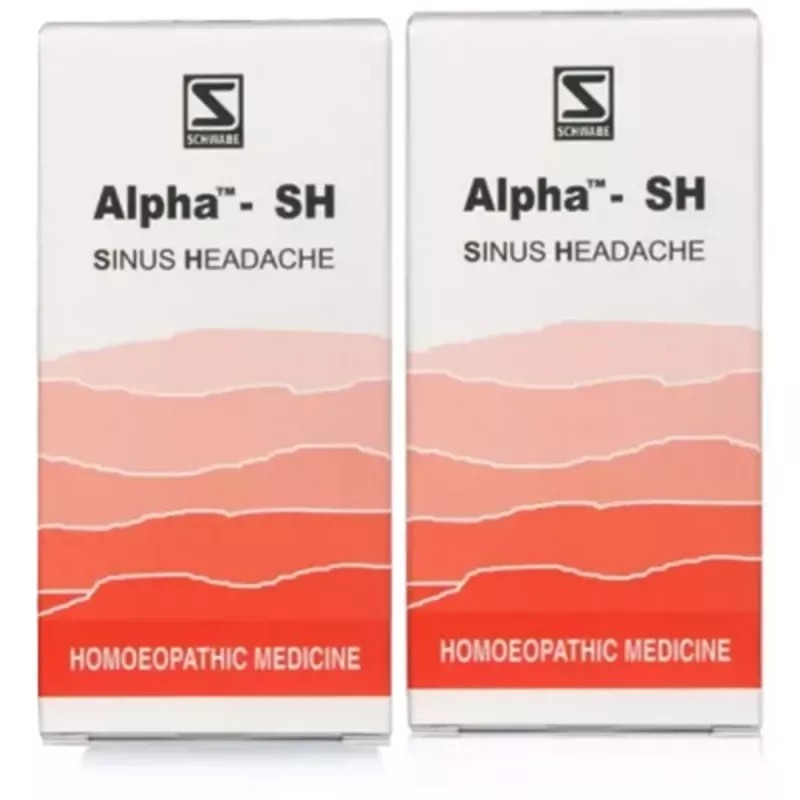 Willmar Schwabe India Alpha SH (Sinus Headache) (20g, Pack of 2)