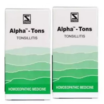 Willmar Schwabe India Alpha Tons (Tonsilitis) (20g, Pack of 2)