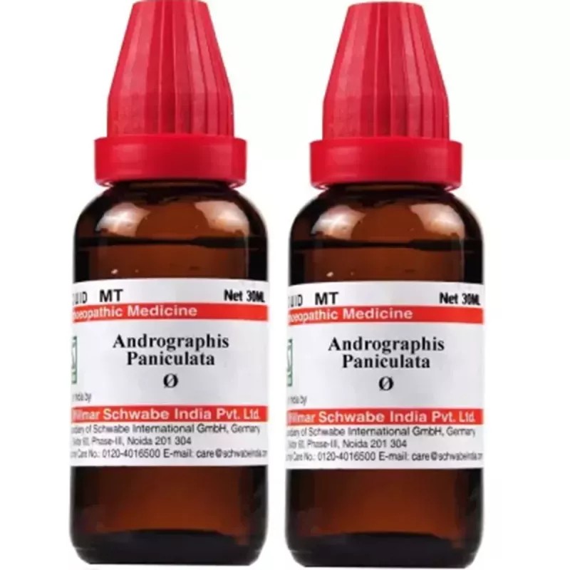 Willmar Schwabe India Andrographis Paniculata (Kalmegh) 1X (Q) (30ml, Pack of 2)