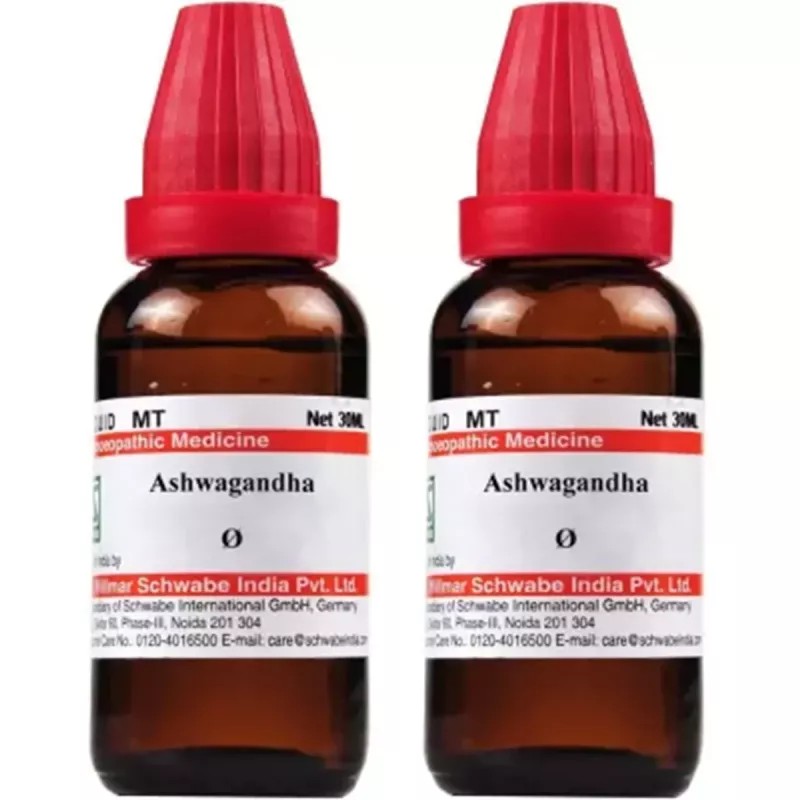 Willmar Schwabe India Ashwagandha (Withania somnifera) 1X (Q) (30ml, Pack of 2)