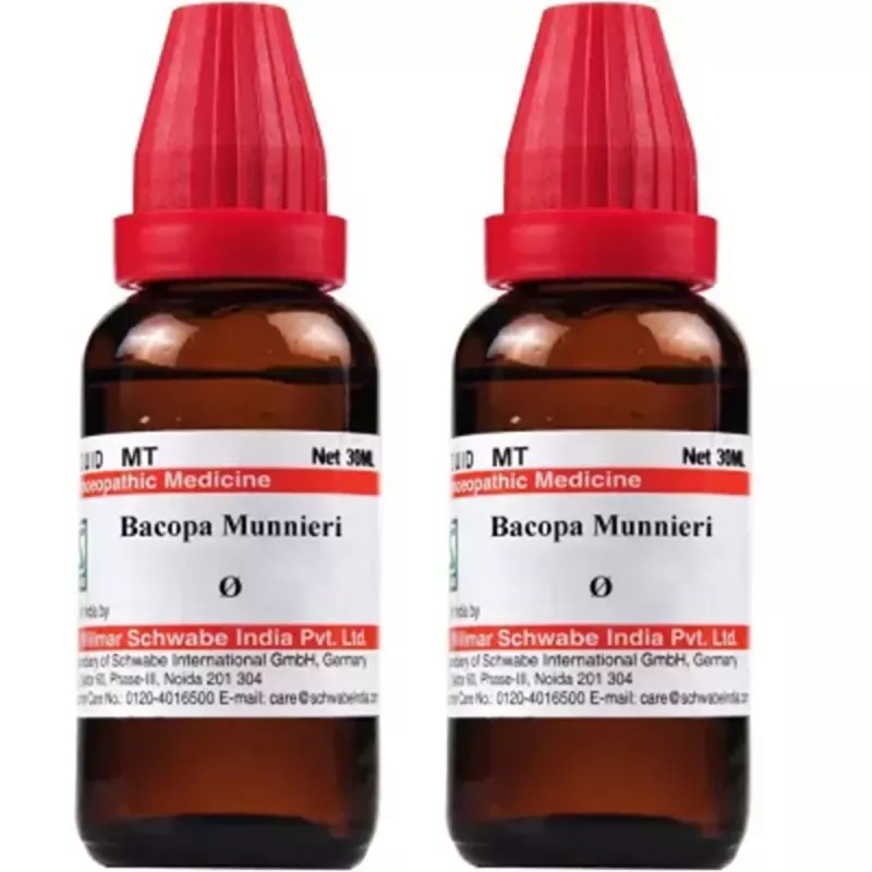 Willmar Schwabe India Bacopa Munnieri(Brahmi) 1X (Q) (30ml, Pack of 2)