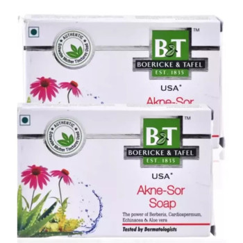 Willmar Schwabe India B&T Akne - Sor Soap (75g, Pack of 2)