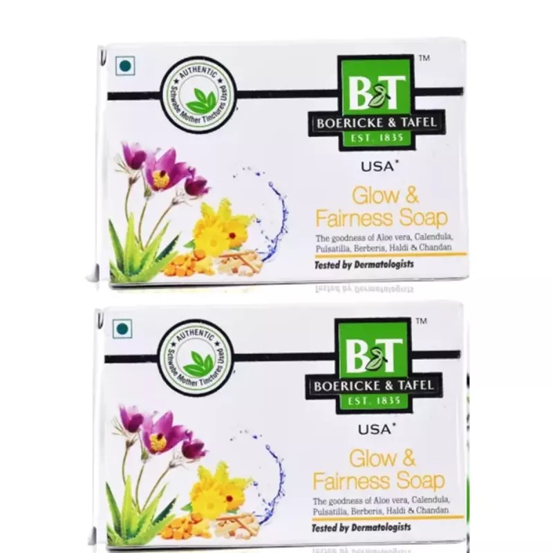 Willmar Schwabe India B&T Glow and Fairness Soap (75g, Pack of 2)