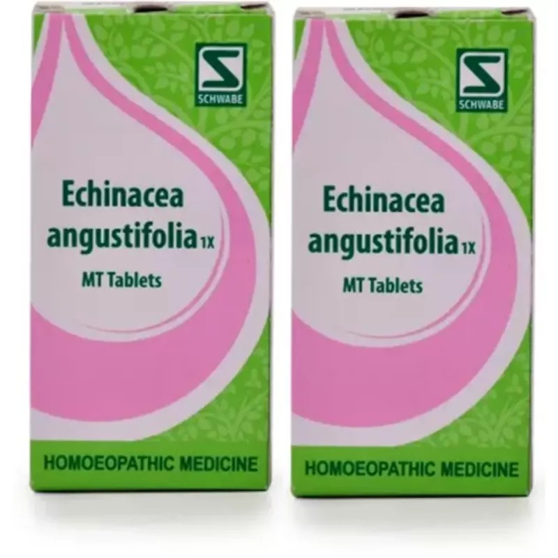 Willmar Schwabe India Echinacea Angustifolia 1X Tablets (20g, Pack of 2)