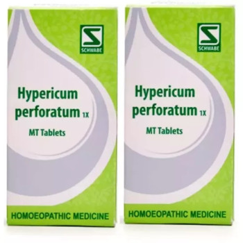 Willmar Schwabe India Hypericum Perforatum 1X Tablets (20g, Pack of 2)