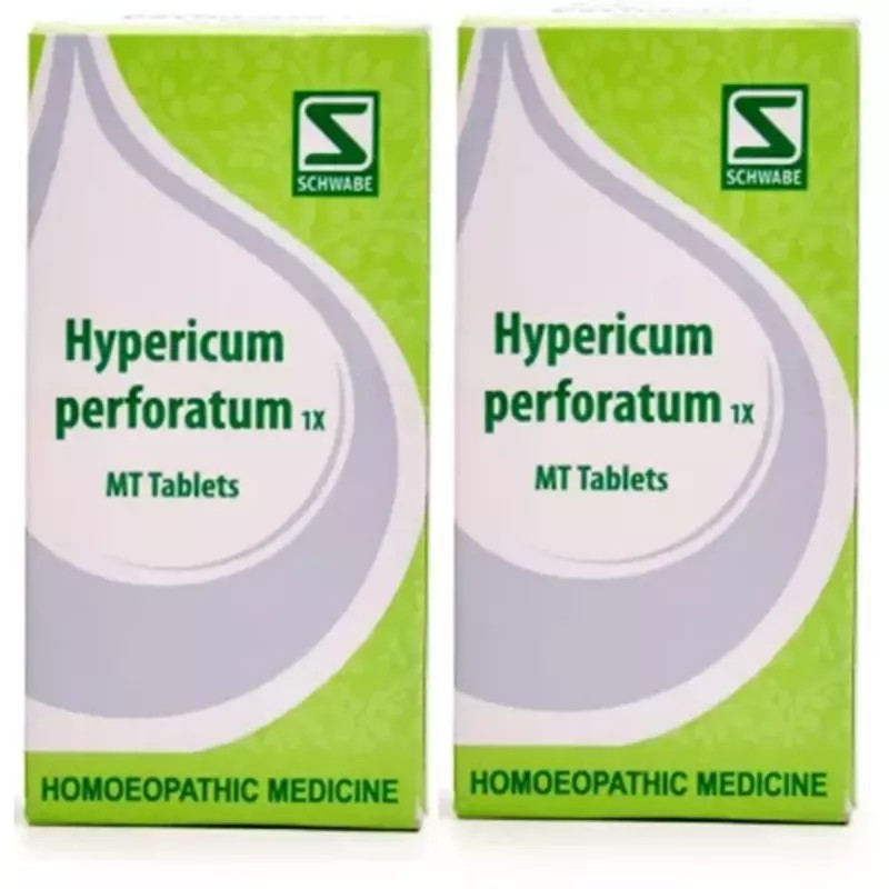 Willmar Schwabe India Hypericum Perforatum 1X Tablets (20g, Pack of 2)