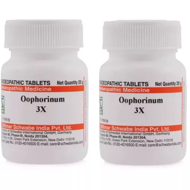 Willmar Schwabe India Oophorinum 3X (20g, Pack of 2)