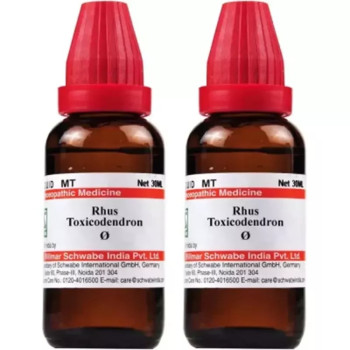 Willmar Schwabe India Rhus Toxicodendron 1X (Q) (30ml, Pack of 2)