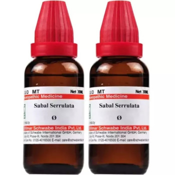 Willmar Schwabe India Sabal Serrulata 1X (Q) (30ml, Pack of 2)