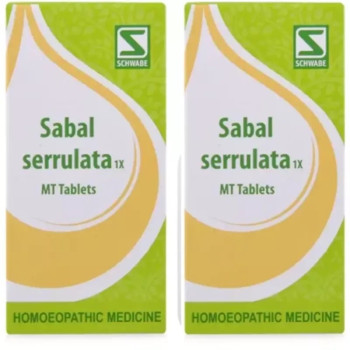 Willmar Schwabe India Sabal Serrulata 1X Tablets (20g, Pack of 2)