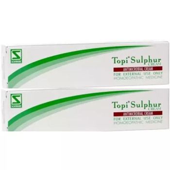 Willmar Schwabe India Topi Sulphur Cream (25g, Pack of 2)