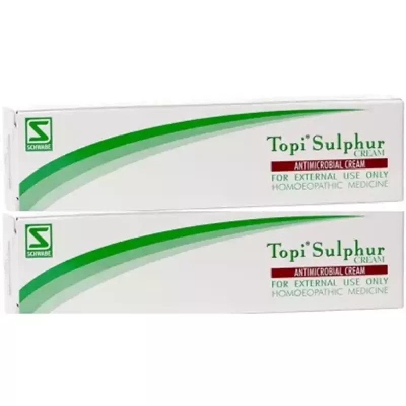 Willmar Schwabe India Topi Sulphur Cream (25g, Pack of 2)