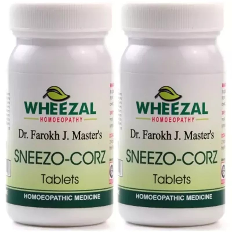 Wheezal Sneezo-Corz Tablets (75tab, Pack of 2)