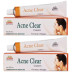 Wheezal Acne Clear Cream (25g, Pack of 2)